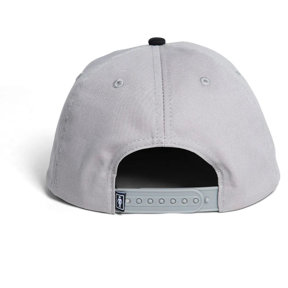 Girl OG Classic Snapback Hat in Black/Grey - Goodnews Skateshop