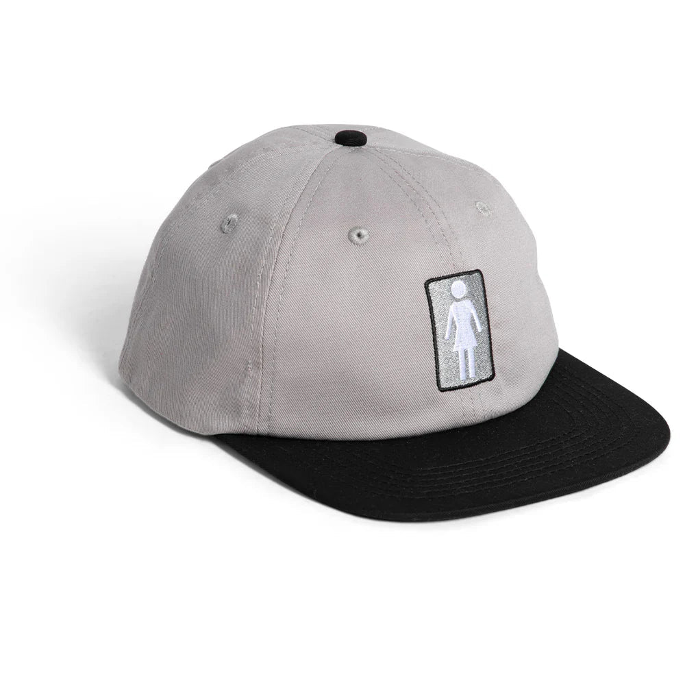 Girl OG Classic Snapback Hat in Black/Grey - Goodnews Skateshop
