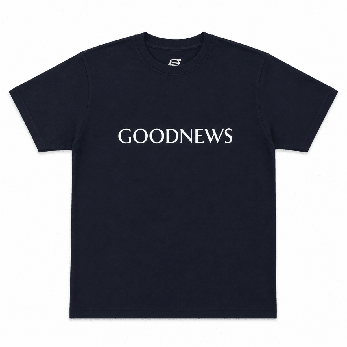 Goodnews Premium Crew T-Shirt in Black - Goodnews Skateshop