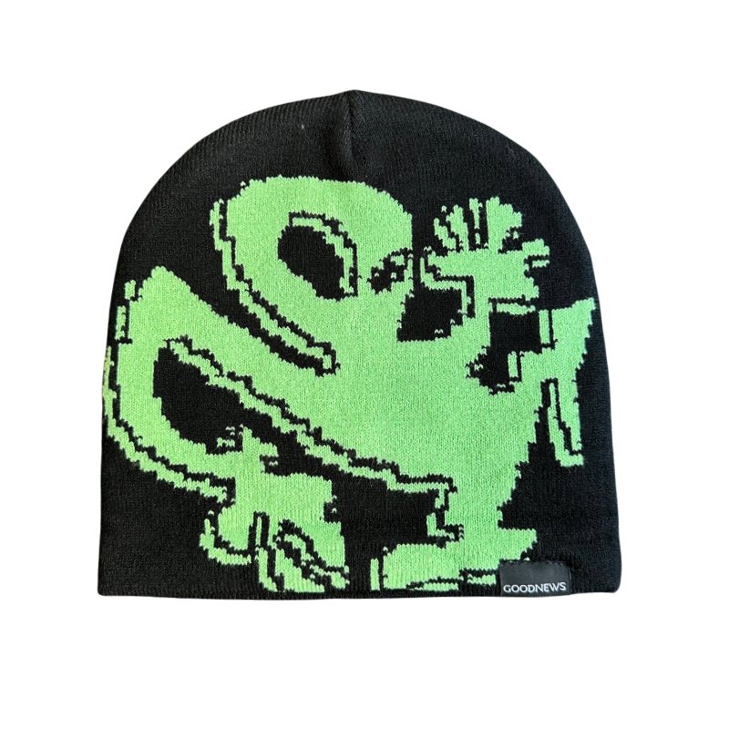 Goodnews Species Toque in Black - Goodnews Skateshop