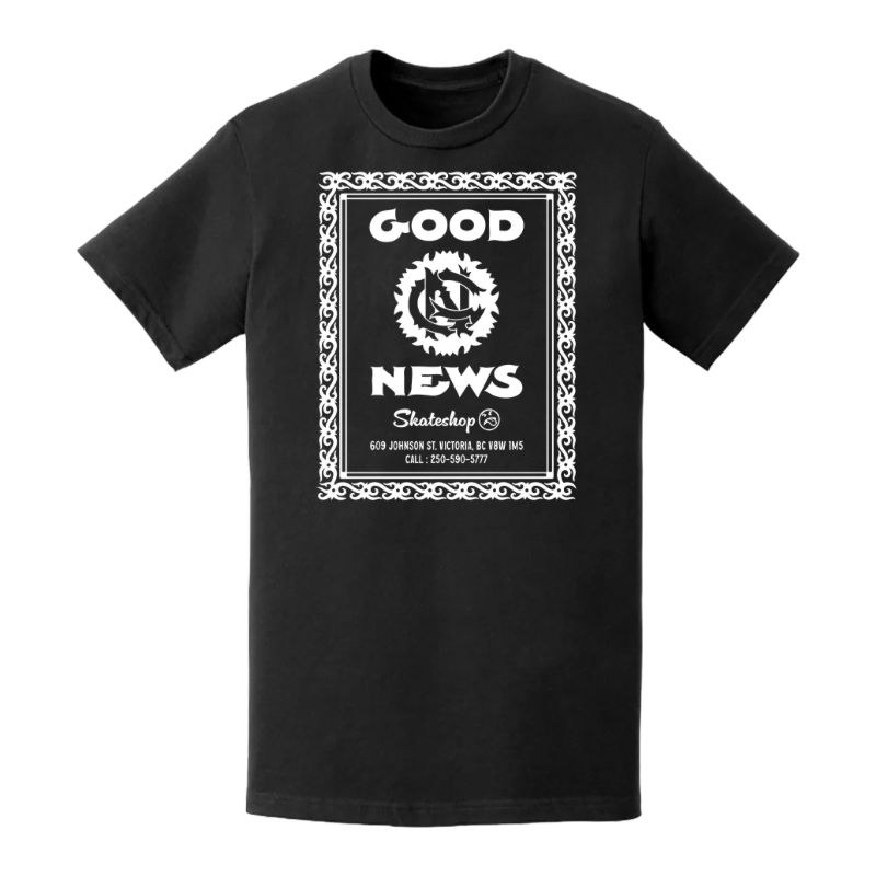 Goodnews Stink Face Shop T-Shirt in Black - Goodnews Skateshop