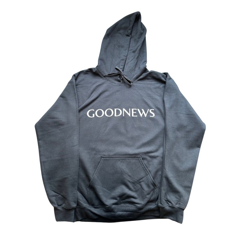 Goodnews Straight Crew Hoodie in Black - Goodnews Skateshop