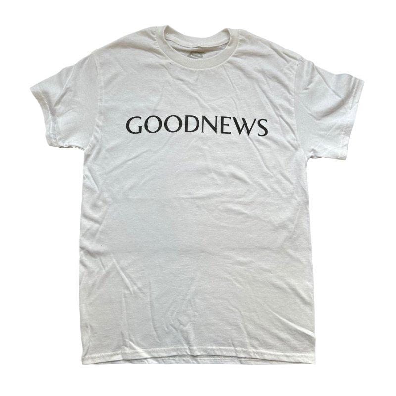 Goodnews Straight Crew T-Shirt in White - Goodnews Skateshop
