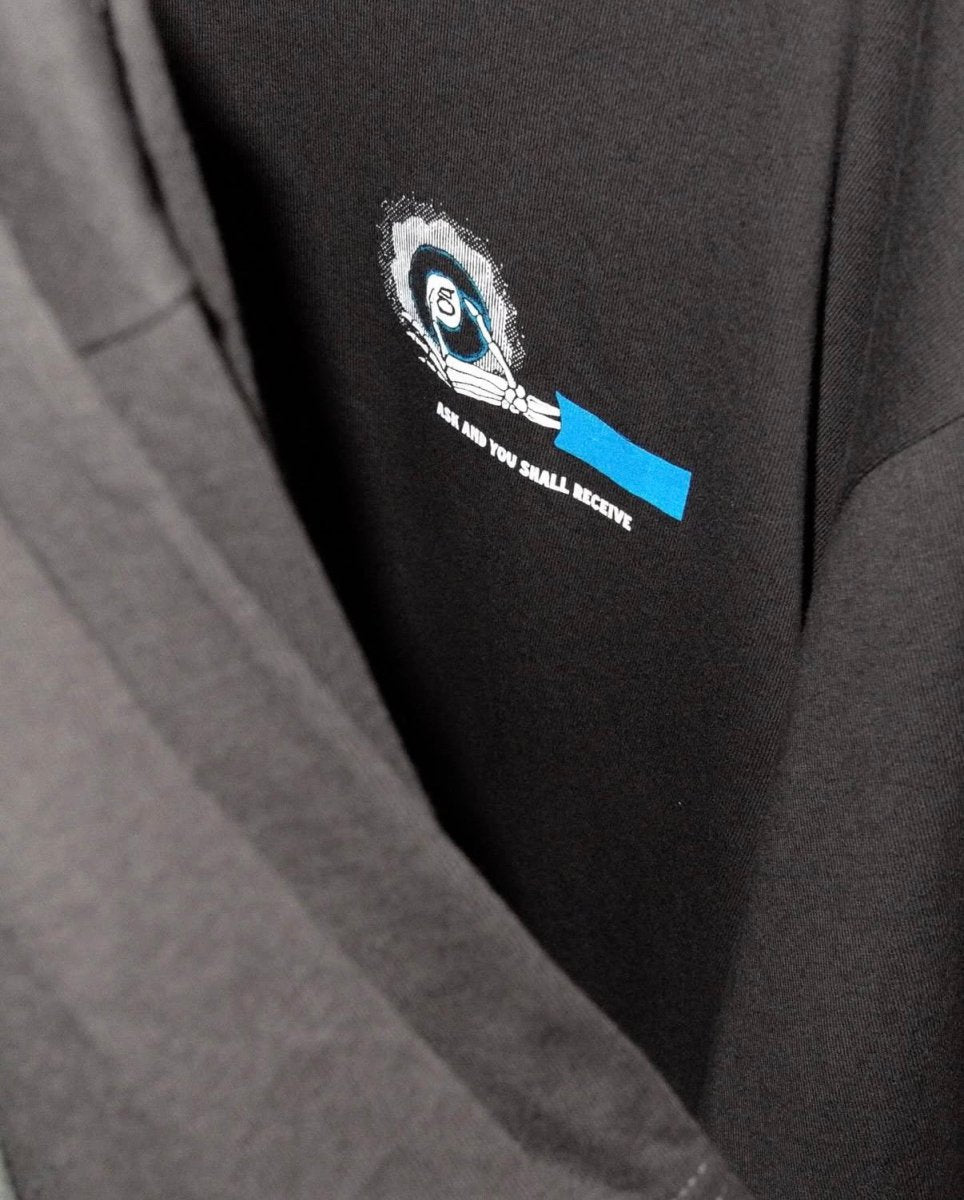 Goodnews X Routine Premium T-Shirt in Black - Goodnews Skateshop