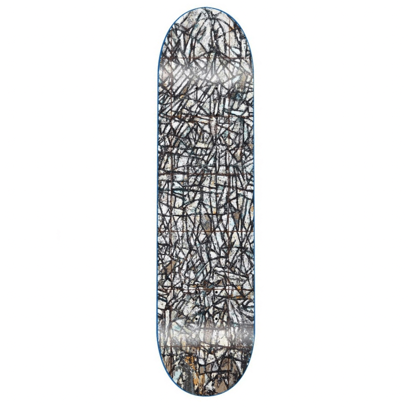 GX1000 Black and White Abstract Deck 8.375 - Goodnews Skateshop