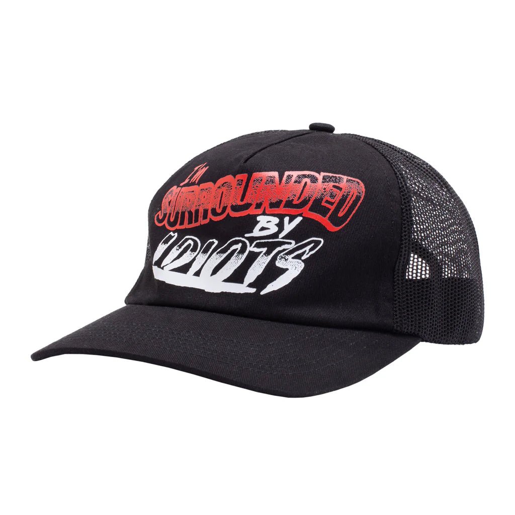 GX1000 Surrounded by Idiots Hat in Black - Goodnews Skateshop