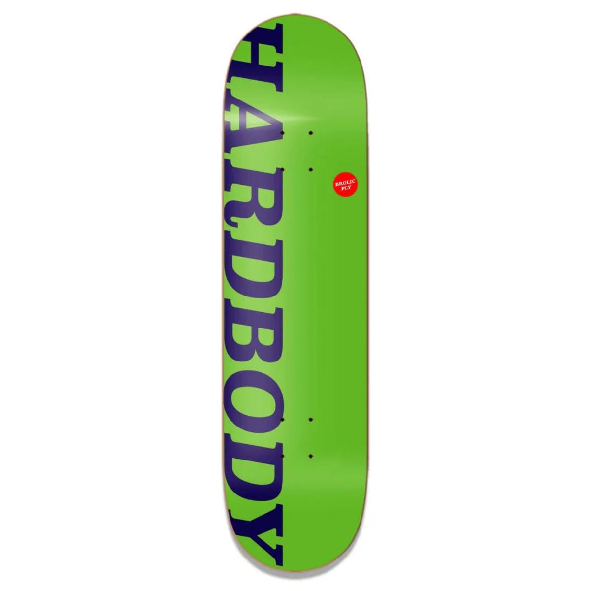 Hardbody Brolic Ply Deck 8.5 in Green - Goodnews Skateshop