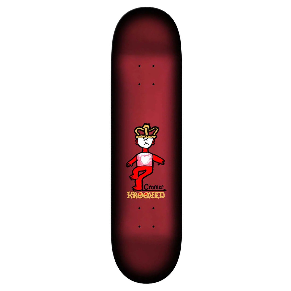 Krooked Cromer Mad King Deck 8.06 - Goodnews Skateshop