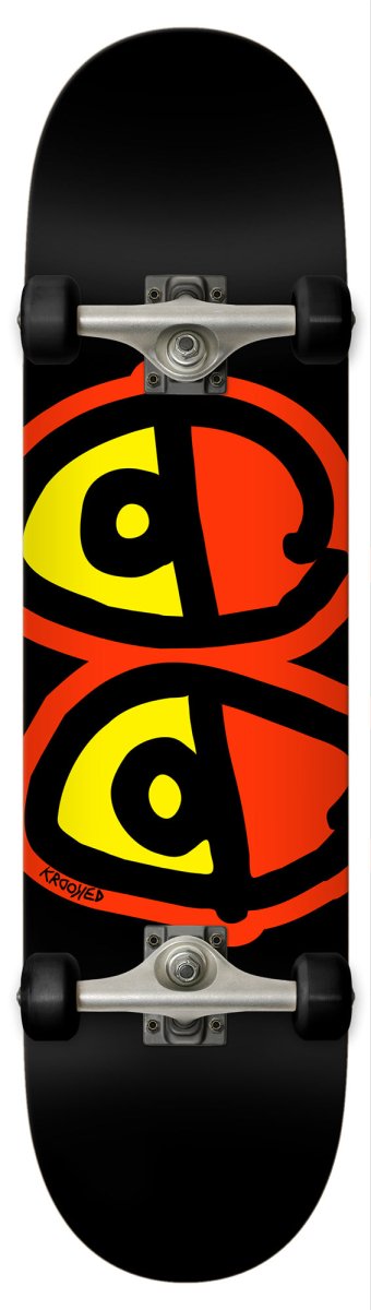 Krooked Glow Eyes Complete Skateboard 8.06 - Goodnews Skateshop