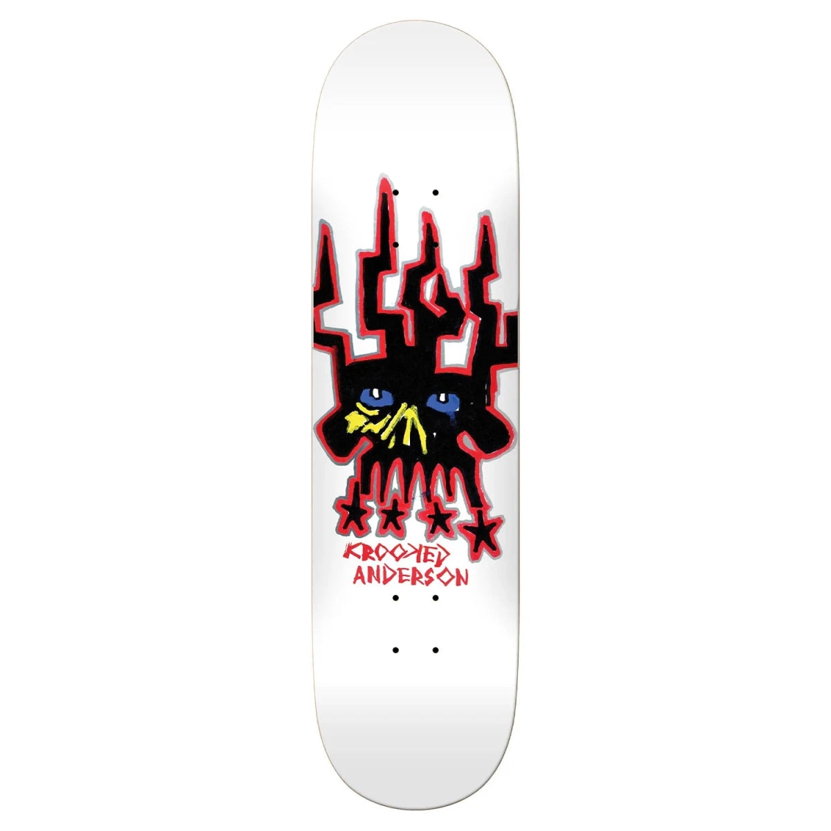 Krooked Manderson Skull King Deck 8.38 - Goodnews Skateshop