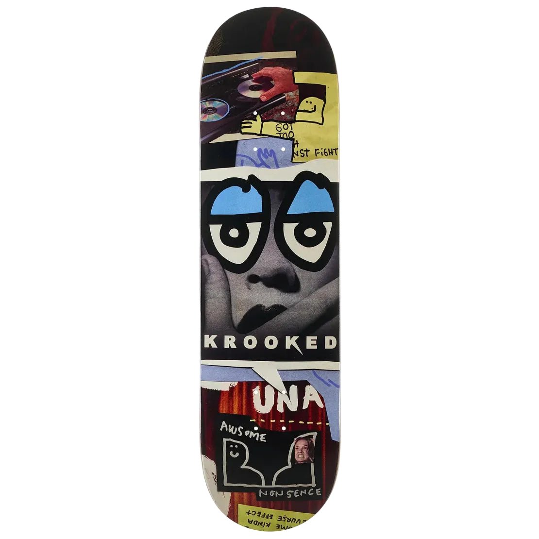 Krooked Una Nonsense Deck 8.28 - Goodnews Skateshop