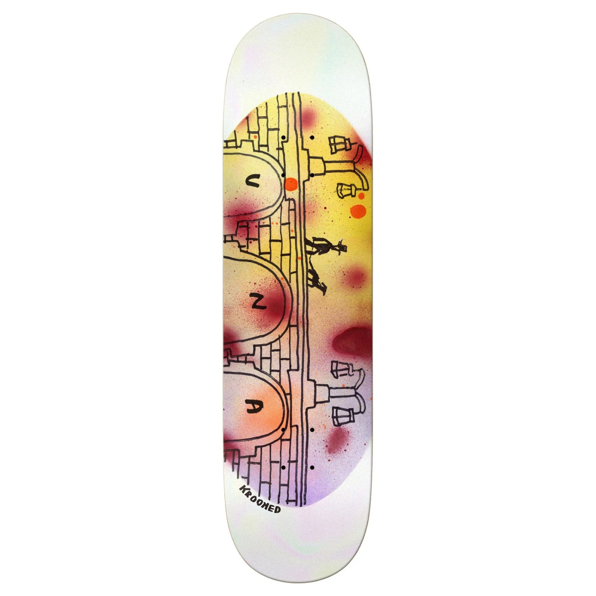 Krooked Una's Bridge Deck 8.5 - Goodnews Skateshop