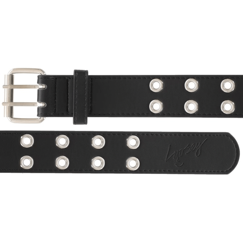 Loosey Black Grommet Hole Belt - Goodnews Skateshop