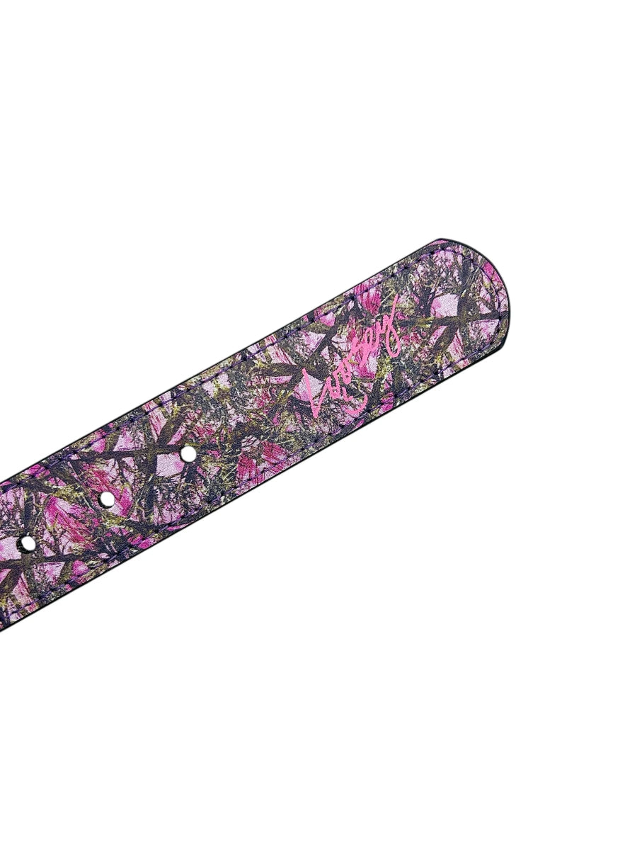 Loosey Camo Stud Belt in Pink - Goodnews Skateshop