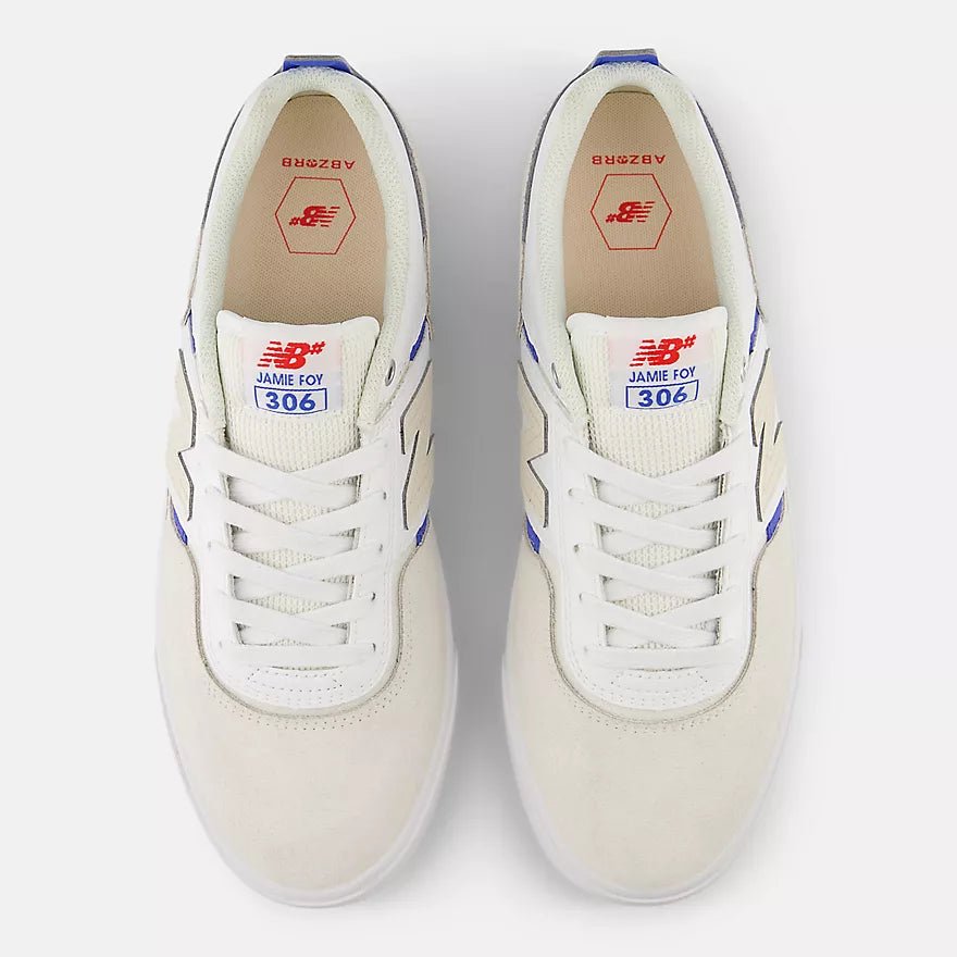 New Balance 306 Jamie Foy in White - Goodnews Skateshop