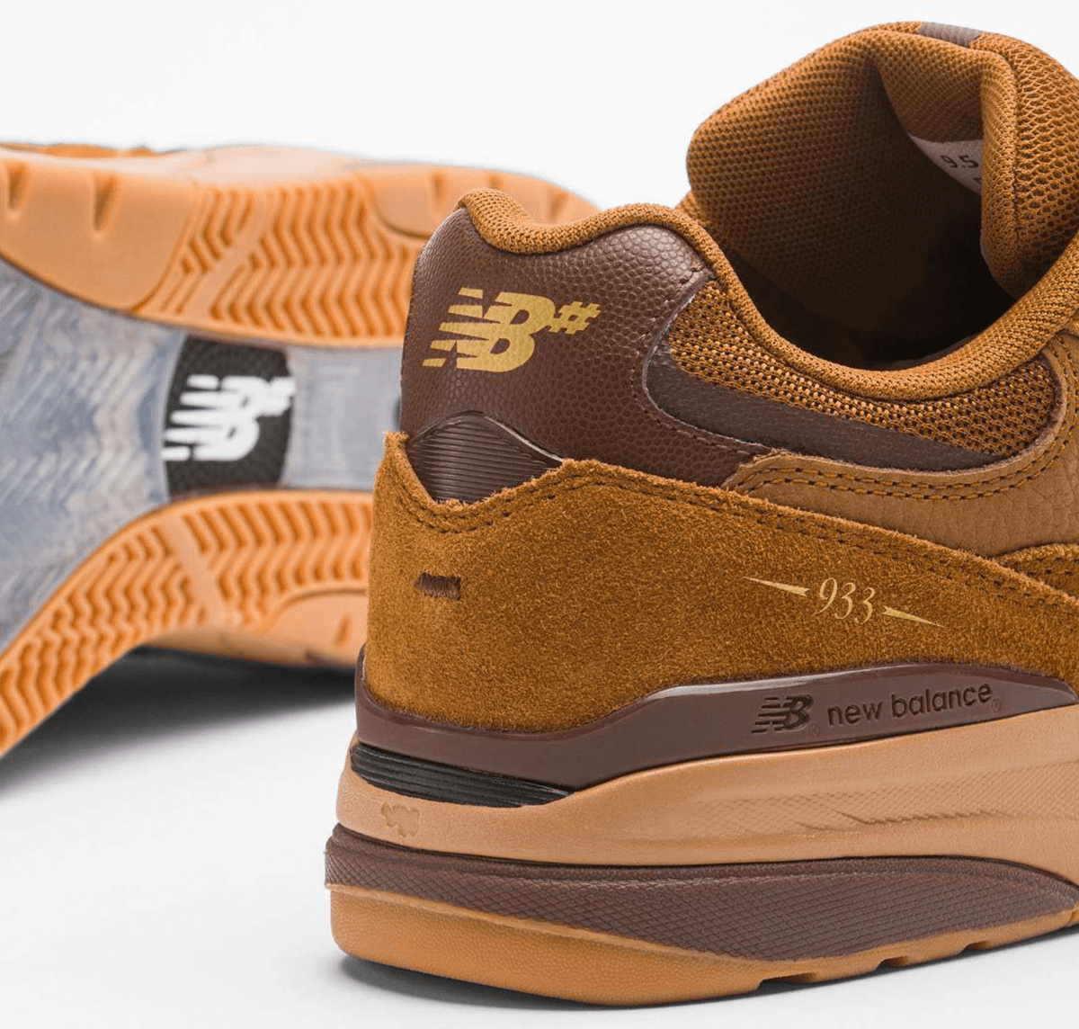 New Balance Numeric Andrew Reynolds 933 in Wheat/Gum - Goodnews Skateshop