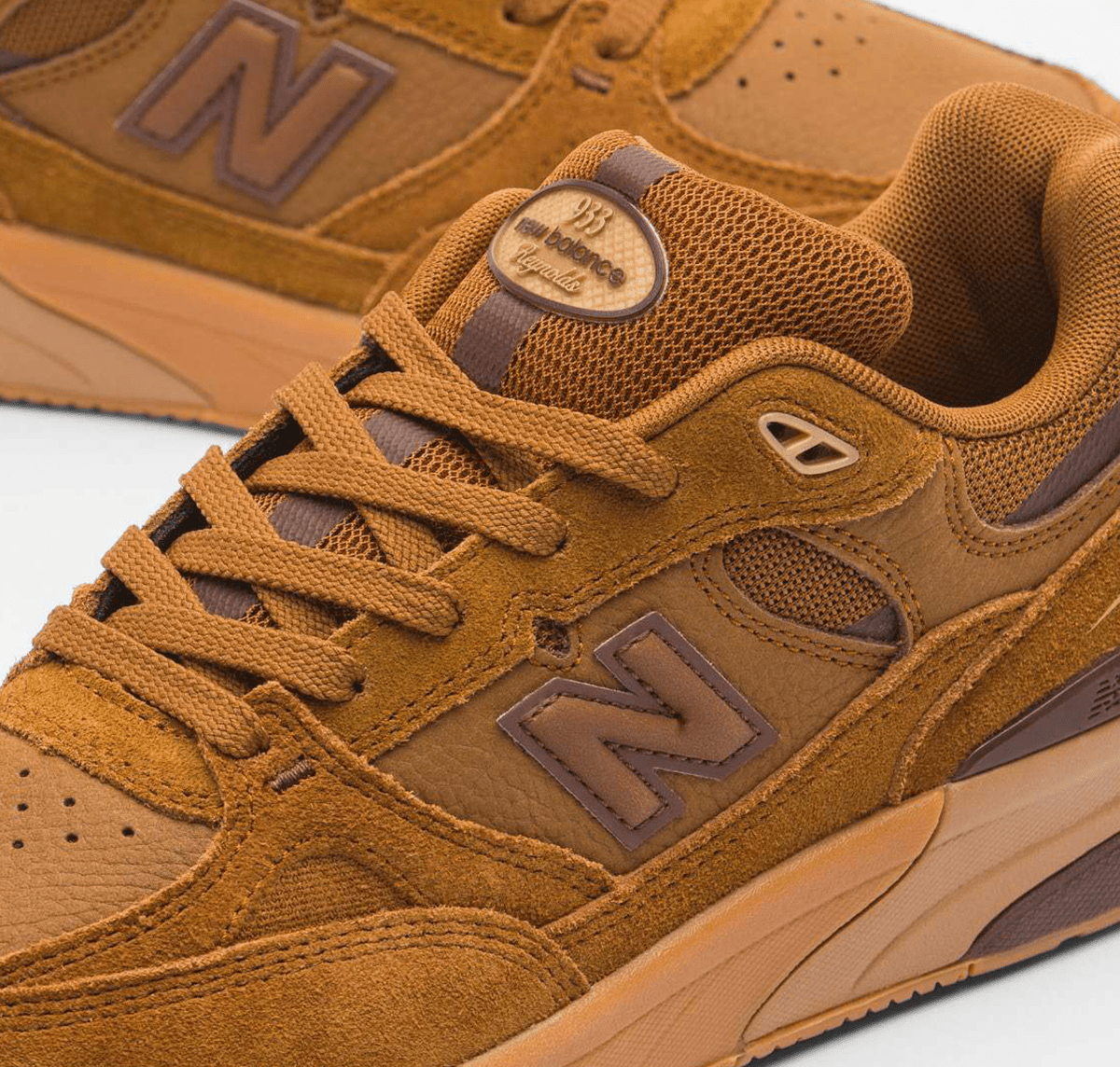New Balance Numeric Andrew Reynolds 933 in Wheat/Gum - Goodnews Skateshop