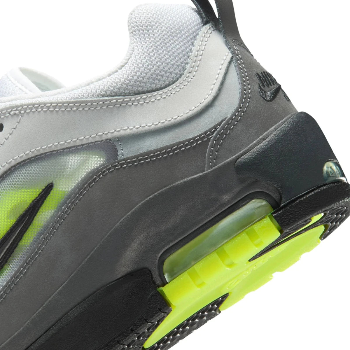 Nike SB Air Max Ishod in Black/Neon Yellow - Anthracite - Light Graphite - Goodnews Skateshop