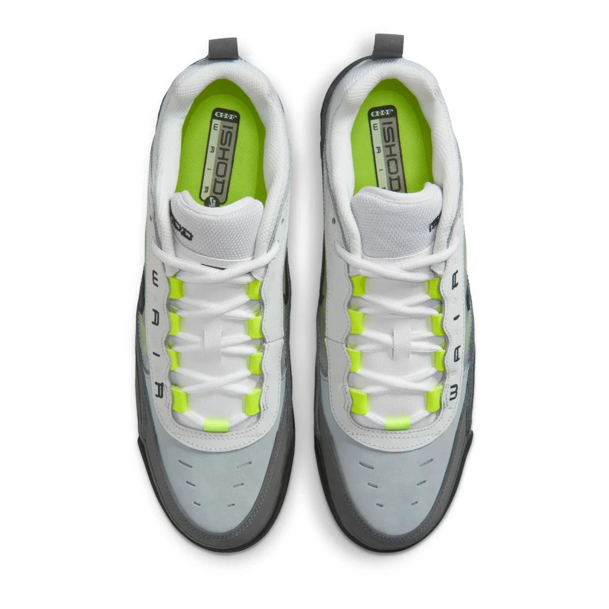 Nike SB Air Max Ishod in Black/Neon Yellow - Anthracite - Light Graphite - Goodnews Skateshop
