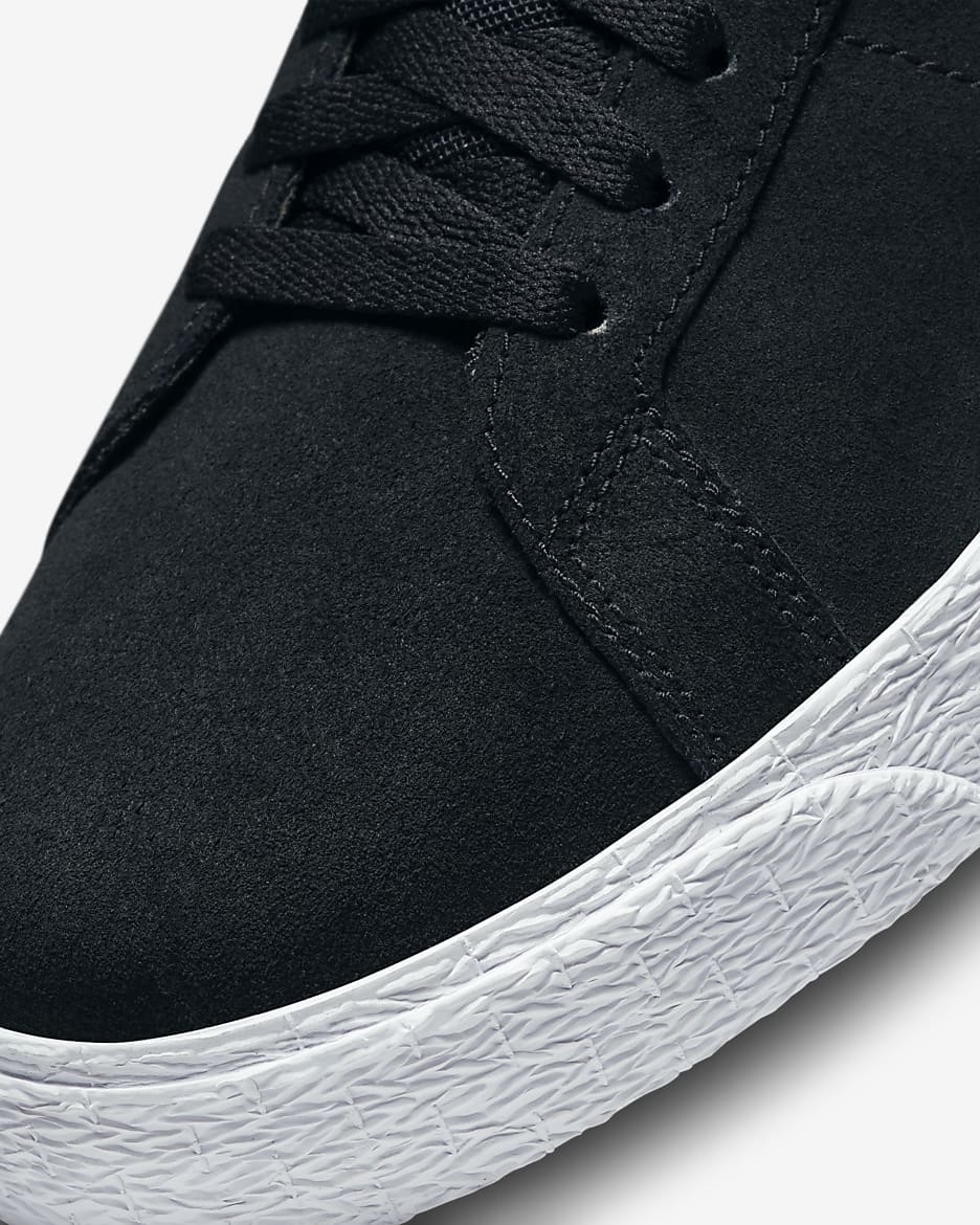 Nike SB Blazer Mid in Black/White - White - White - Goodnews Skateshop