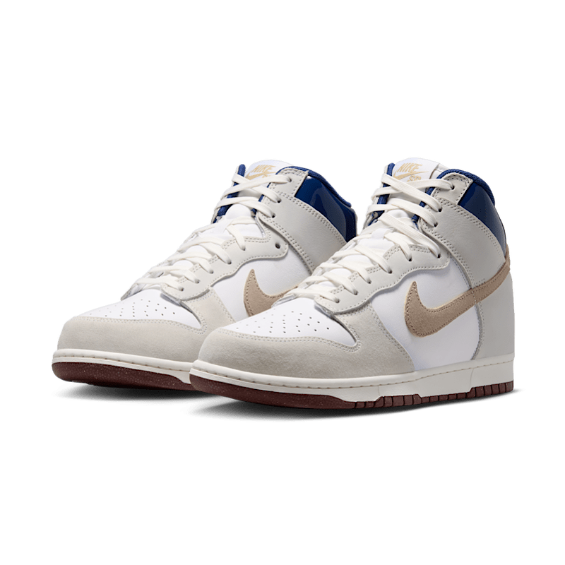 Nike SB Dunk High Pro X Beyond Store in White/Ivory-Sand Dune-Blue Void - Goodnews Skateshop