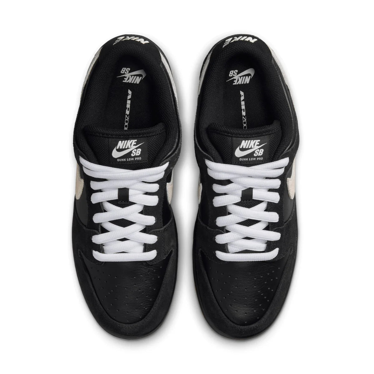 Nike SB Dunk Low Pro in Black/White - Black - Gum - Light Brown - Goodnews Skateshop