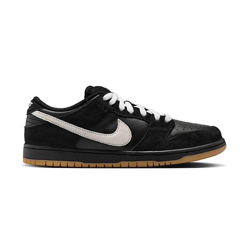 Nike SB Dunk Low Pro in Black/White - Black - Gum - Light Brown - Goodnews Skateshop