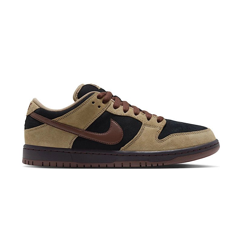 Nike SB Dunk Low Pro in Filbert/Black/Burgundy Ash/Light Chocolate - Goodnews Skateshop