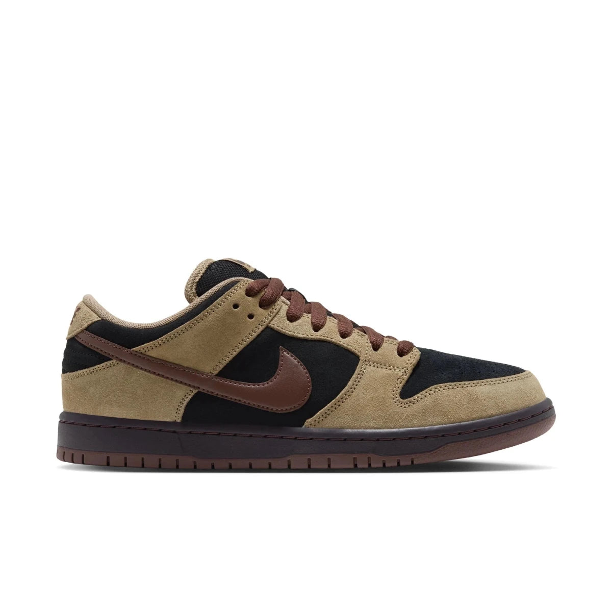 Nike SB Dunk Low Pro in Filbert/Black/Burgundy Ash/Light Chocolate - Goodnews Skateshop