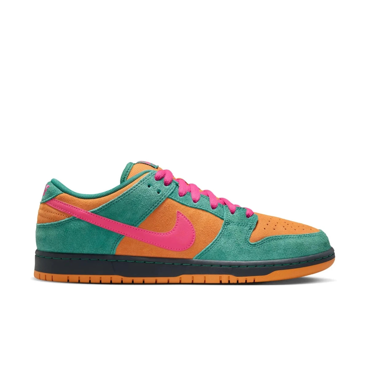 Nike SB Dunk Low Pro in Green Noise/Watermelon-Light Curry - Goodnews Skateshop