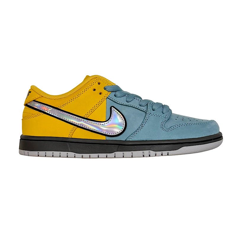 Nike SB Dunk Low Pro in Lightening/Wolf Grey - Denim Turquoise - Goodnews Skateshop