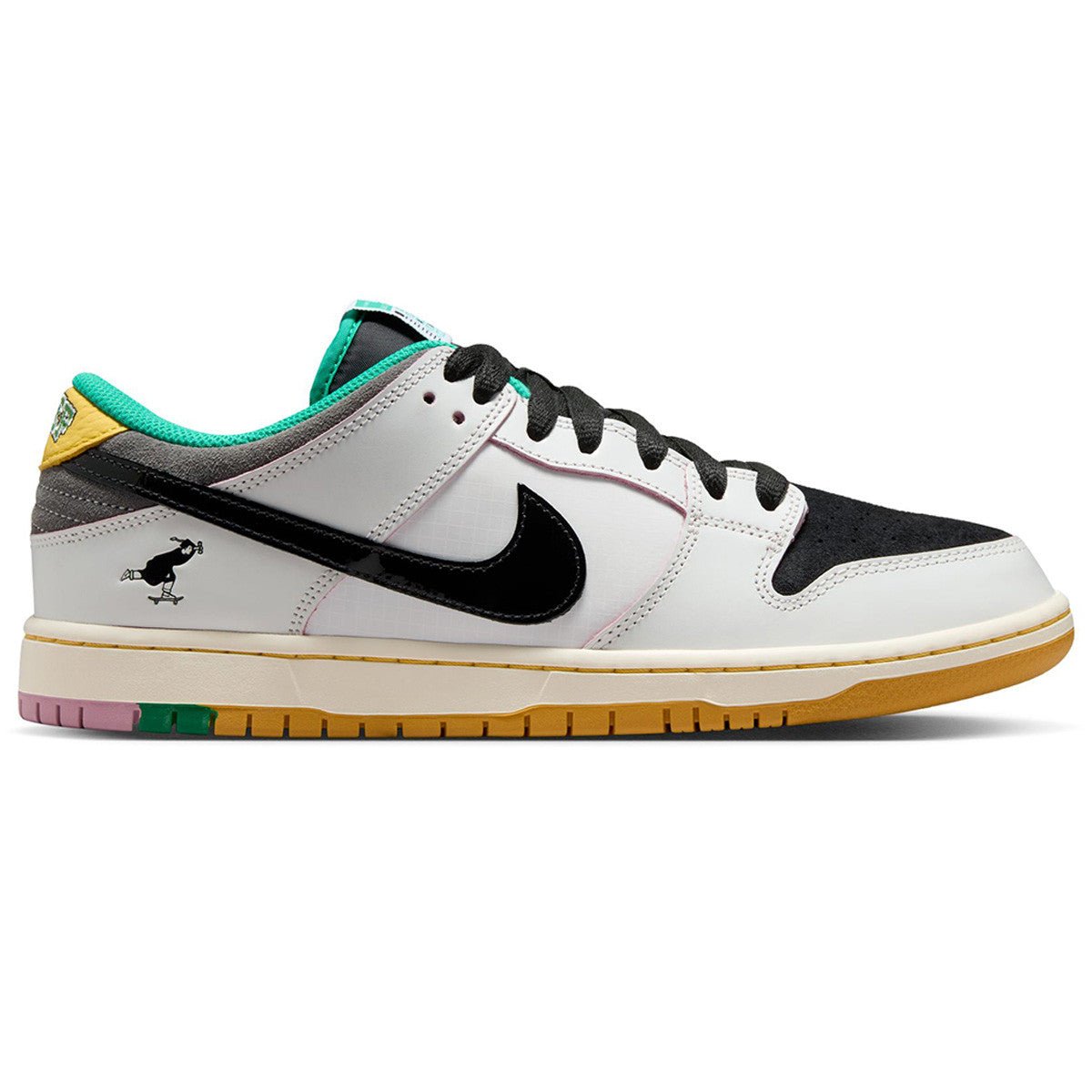 Nike SB Dunk Low Pro in Summit White/Black - White - Iron Grey - Goodnews Skateshop