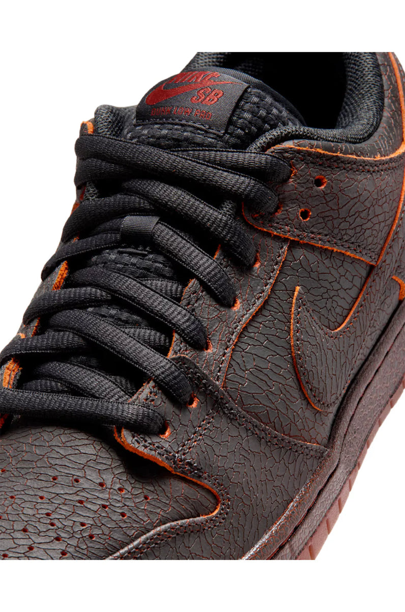 Nike SB Dunk Low Pro Krampus in Dark Smoke Grey/Campfire Orange - Black - Goodnews Skateshop