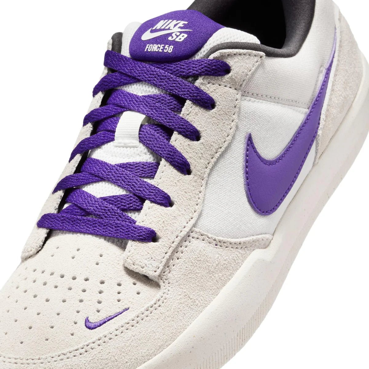 Nike SB Force 58 in Phantom/Court Purple - Summit White - Goodnews Skateshop