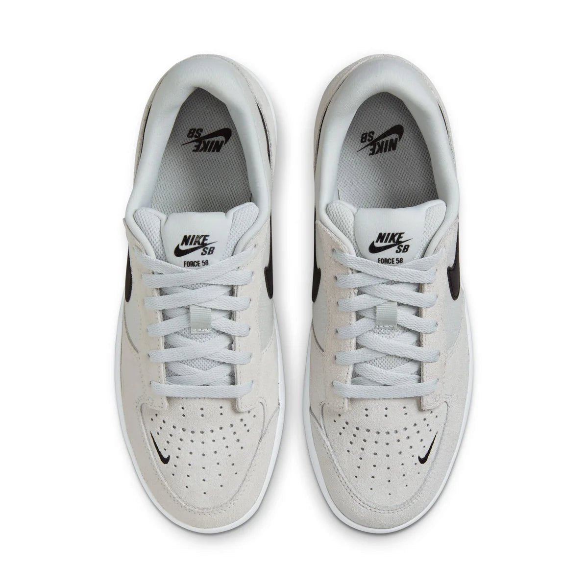 Nike SB Force 58 in Photon Dust/Black - Photon Dust - White - Goodnews Skateshop