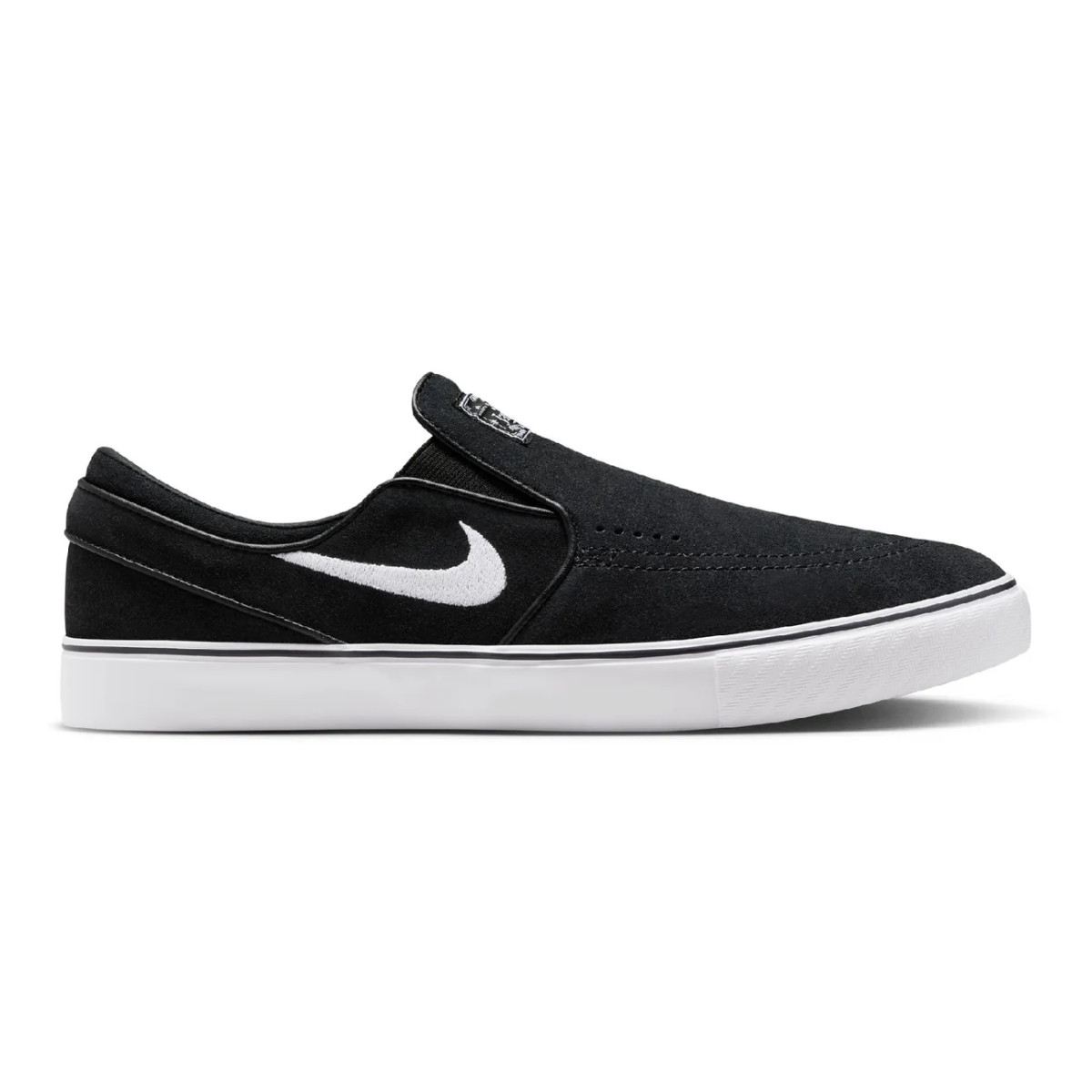 Nike SB Janoski+ Slip in Black/White-Black-Black - Goodnews Skateshop