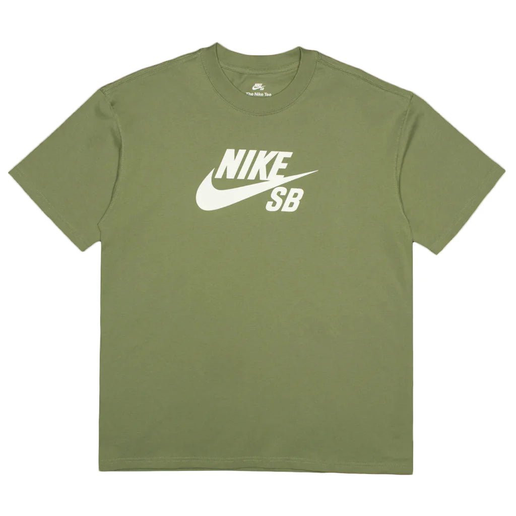 Nike Sb Logo Skate T Shirt Oil Green Large 100 Cotton