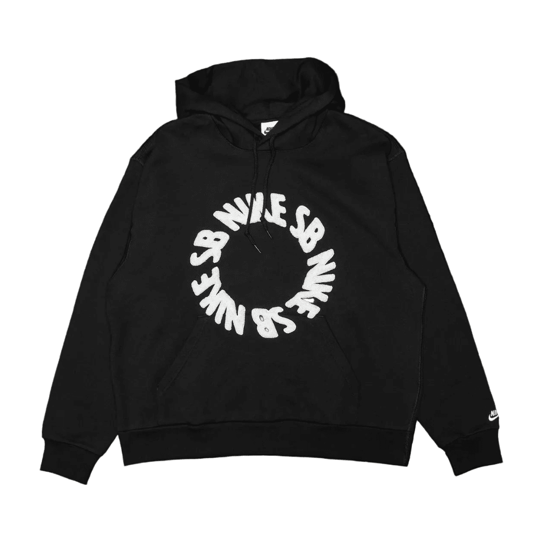 Nike SB Rolling Fleece Pullover Skate Hoodie in Black - Goodnews Skateshop
