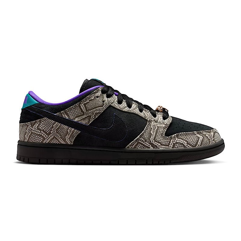 Nike SB X Dashawn Jordan Dunk Low Pro in String/Black - Bright Spruce - Fierce Purple - Goodnews Skateshop