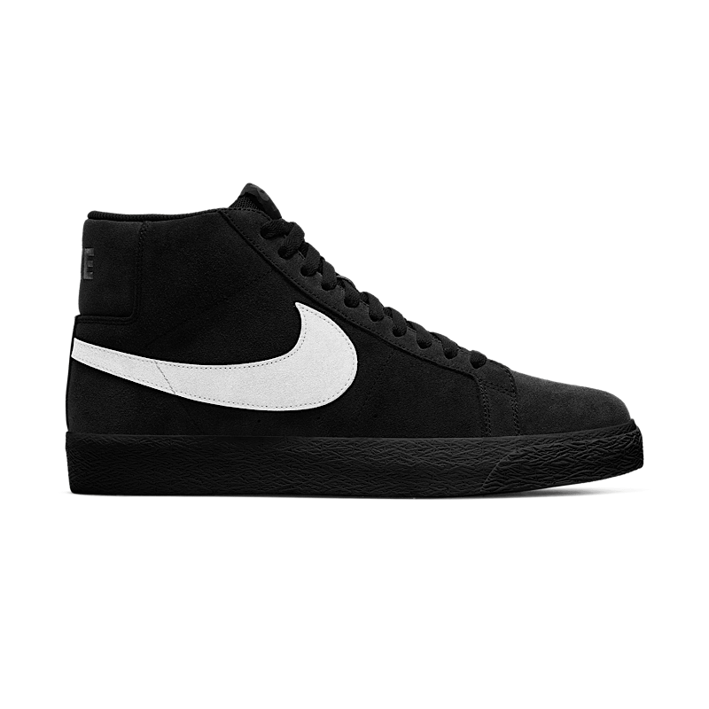 Nike SB Zoom Blazer Mid in Black/White - Black - Black - Goodnews Skateshop