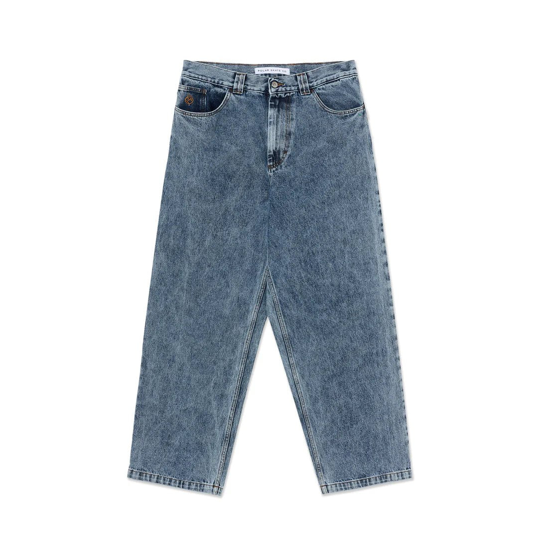 Polar Big Boy Jeans in Heavy Washed Blue - Goodnews Skateshop
