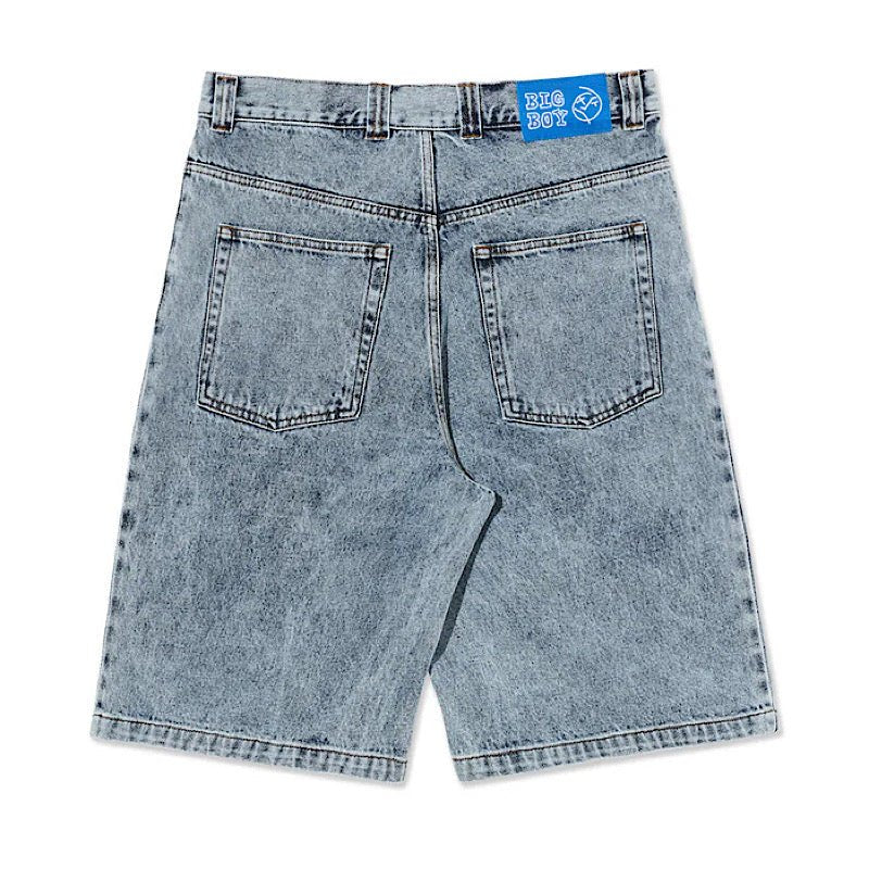 Polar Big Boy Shorts in Heavy Washed Blue - Goodnews Skateshop