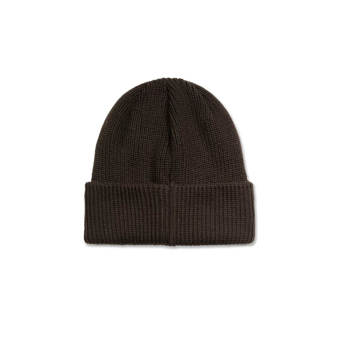 Polar Double Fold Merino Beanie in Brown - Goodnews Skateshop