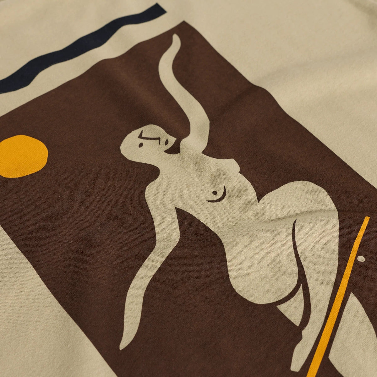 Polar No Complies Forever T-Shirt in Sand - Goodnews Skateshop