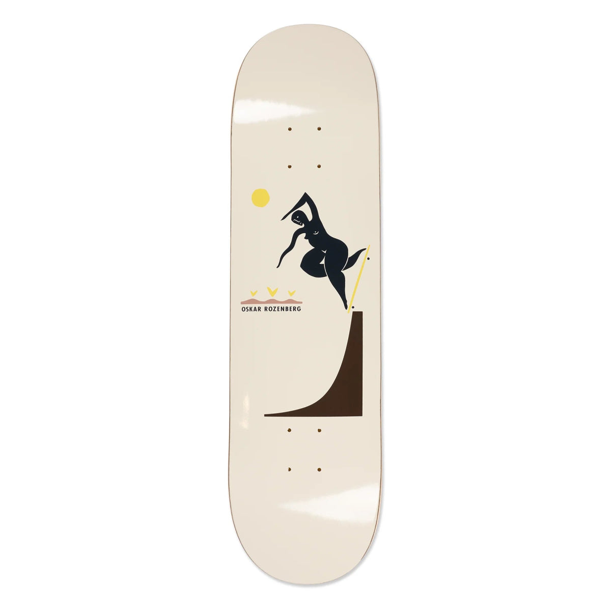 Polar Oskar Rozenberg BS Noseblunt Cream Deck 8.375 - Goodnews Skateshop
