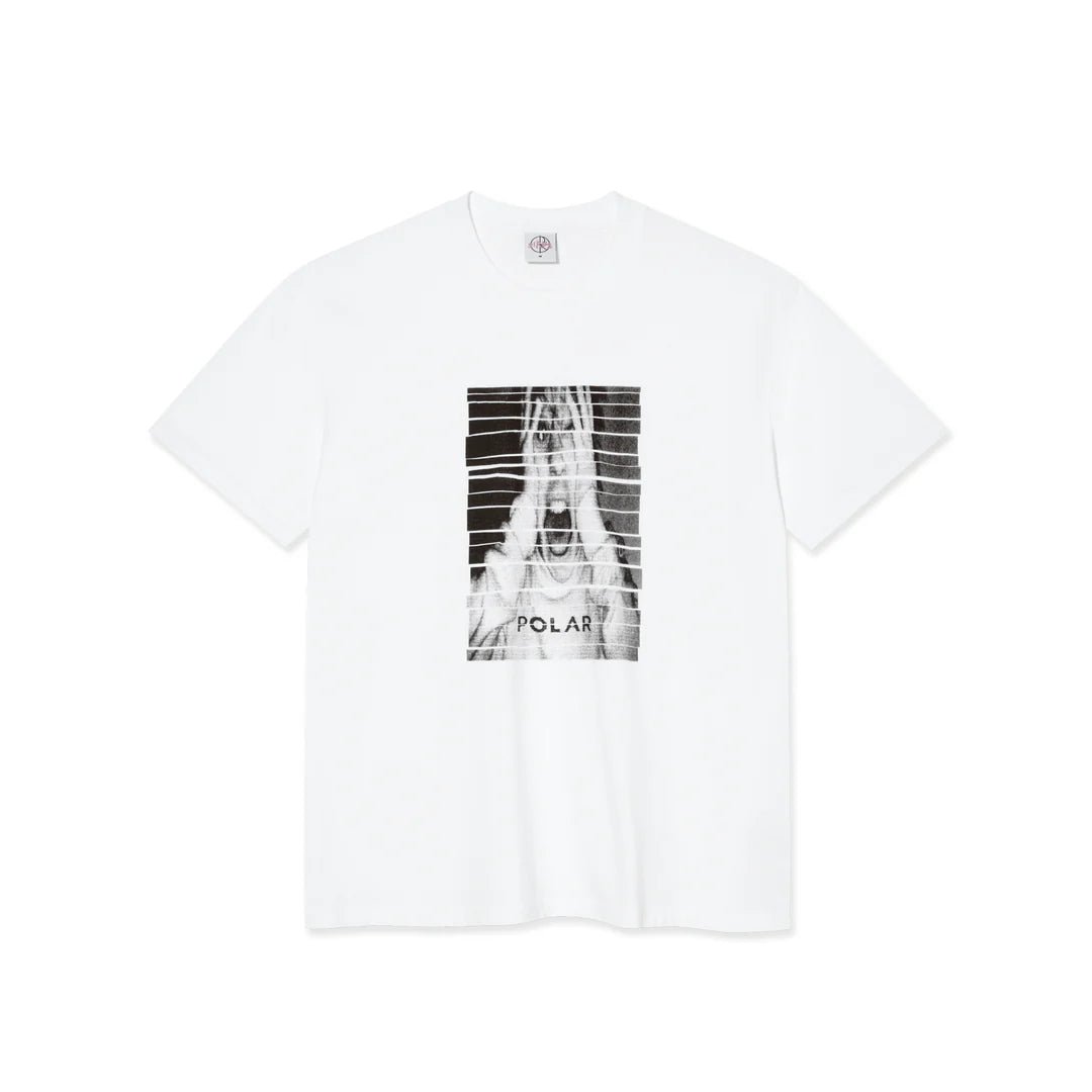 Polar Scream T-Shirt in White - Goodnews Skateshop