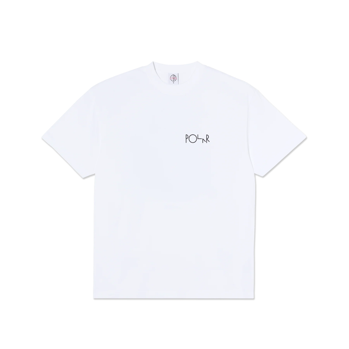 Polar Searching for Peace Fill Logo T-Shirt in White - Goodnews Skateshop