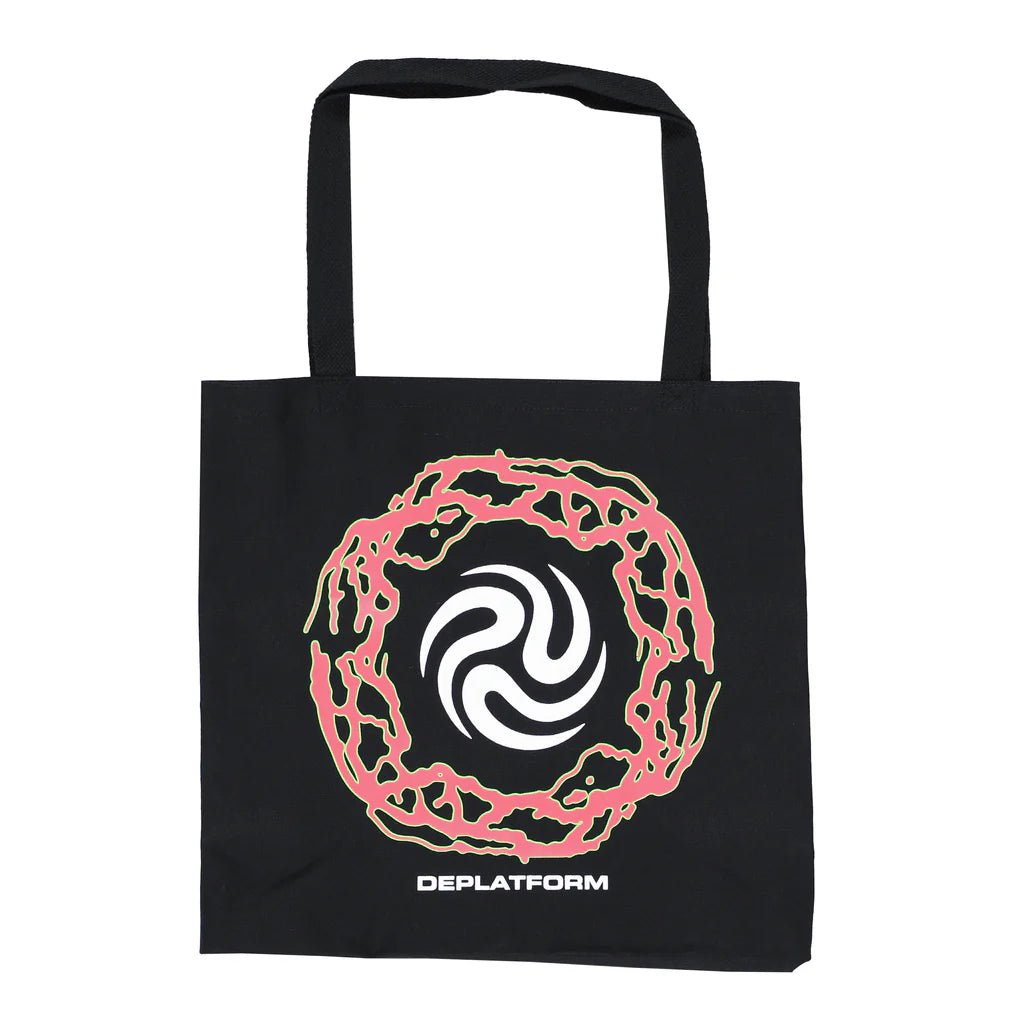 Quasi Drop Out Tote Bag in Black - Goodnews Skateshop