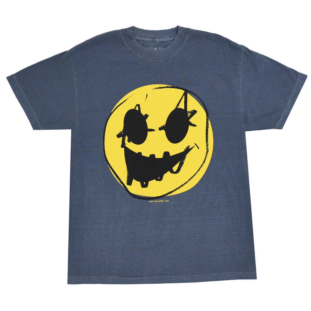Quasi Haha T-Shirt in Faded Navy - Goodnews Skateshop