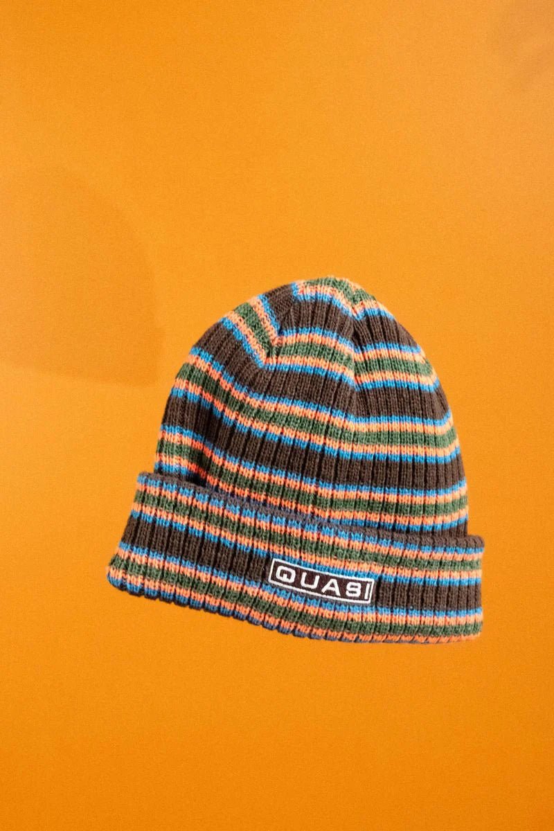 Quasi Montage Beanie in Brown - Goodnews Skateshop